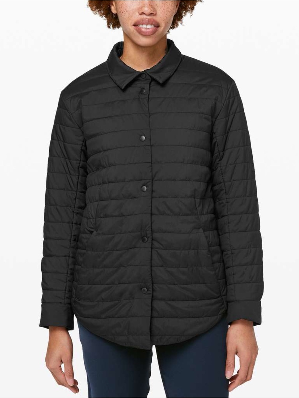 Lululemon Switch Please Shacket Sz 6 *Reversible In Black